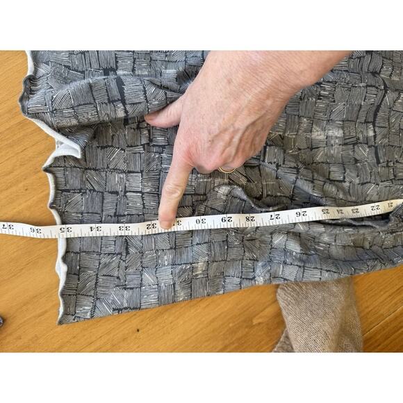 Luna Karina Potestio Dress Women’s S Black Sleeveless Cotton Abstract Tie Artsy - Picture 6 of 6